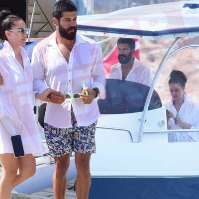 Fahriye ile Burak mavi turda