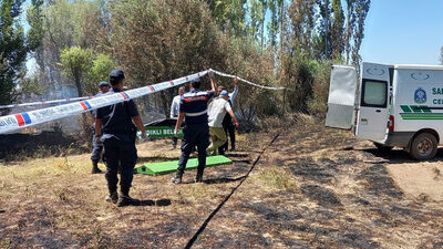 Yangını söndürmek isterken canından oldu