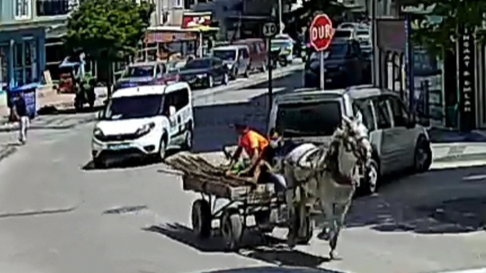 Hırsızların dört nala kaçışı kamerada!