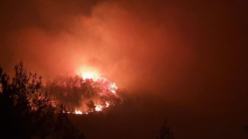 Hatay Antakya'da yangın!