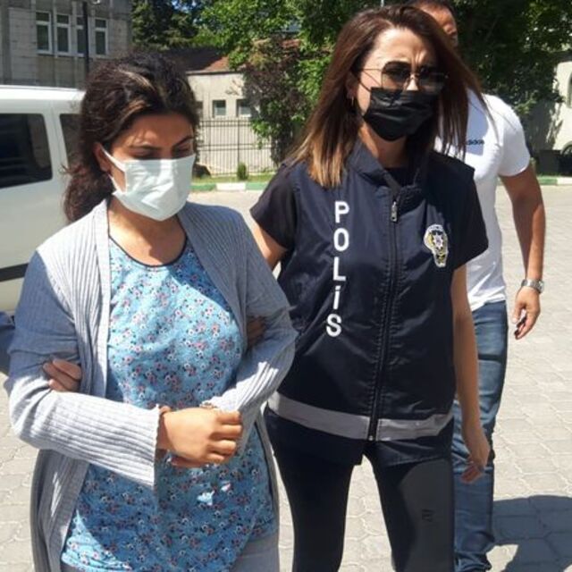 Polisi eşini öldüren kadın tutuklandı