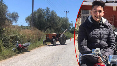 Antalya'da feci kaza: Traktörün altına girdi