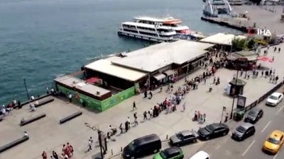 Adalar'a yoğun göç