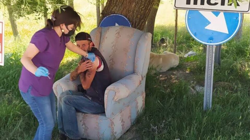 Aşısı olmayan tek kişiydi