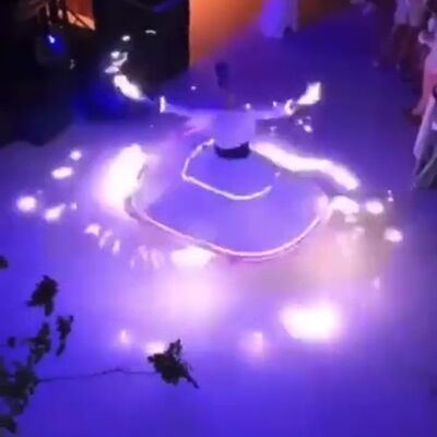 Meşaleli sema gösterisine tepki