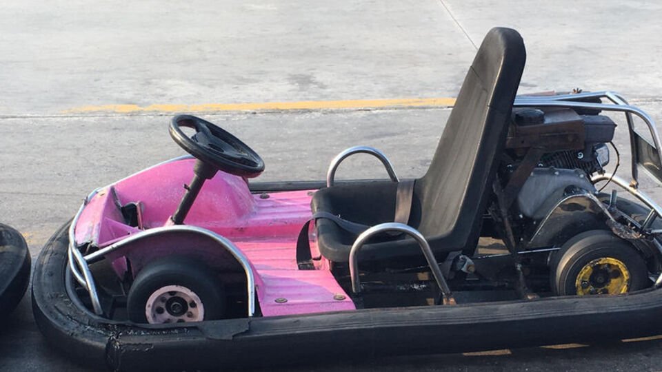 Go-Kart dehşeti! Bağırsakları yırtıldı!