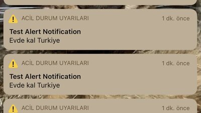 'Evde kal' uyarısıyla uyandılar