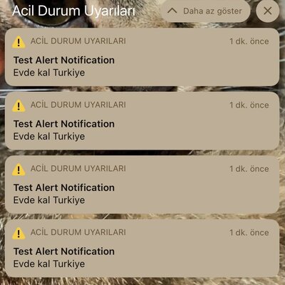 'Evde kal' uyarısıyla uyandılar