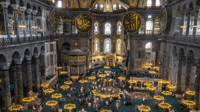 Cumhurbaşkanlığı İletişim Başkanlığından Ayasofya paylaşımı