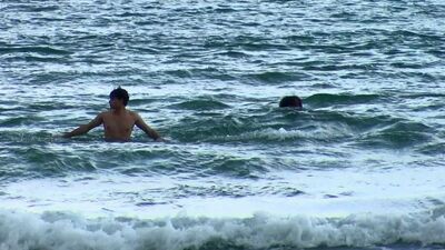 O ilçede bugün denize girmek yasak