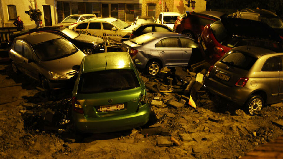 Belçika'yı 10 gün sonra yine sel vurdu