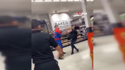 Örümcek adam dehşet saçtı!