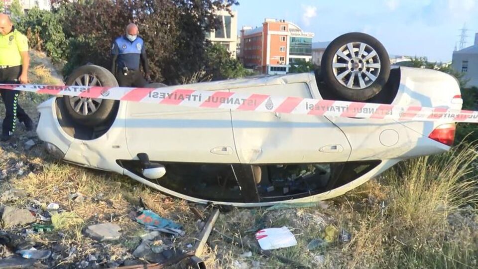 Kaza yapan sürücü kayıplara karıştı