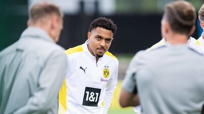 Malen, Dortmund antrenmanında