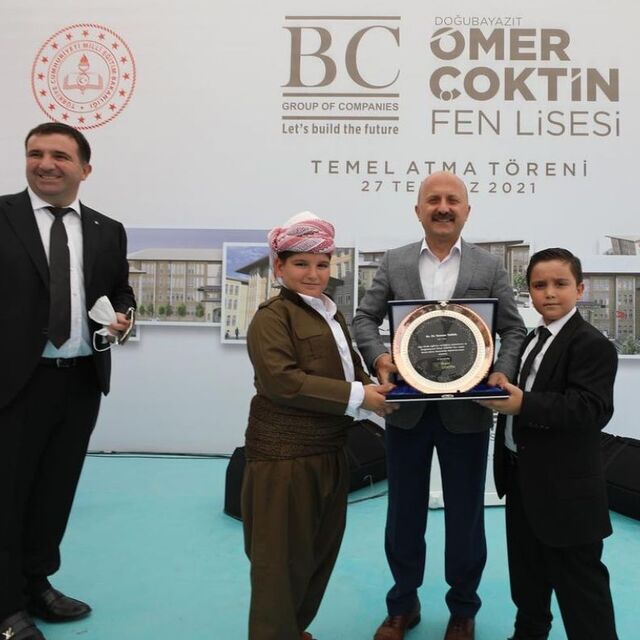 Ömer Çoktin Fen Lisesi'nin temeli atıldı