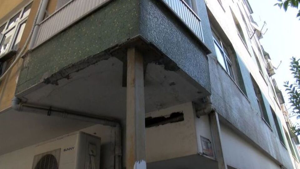 Korku saçan binaya tahliye!