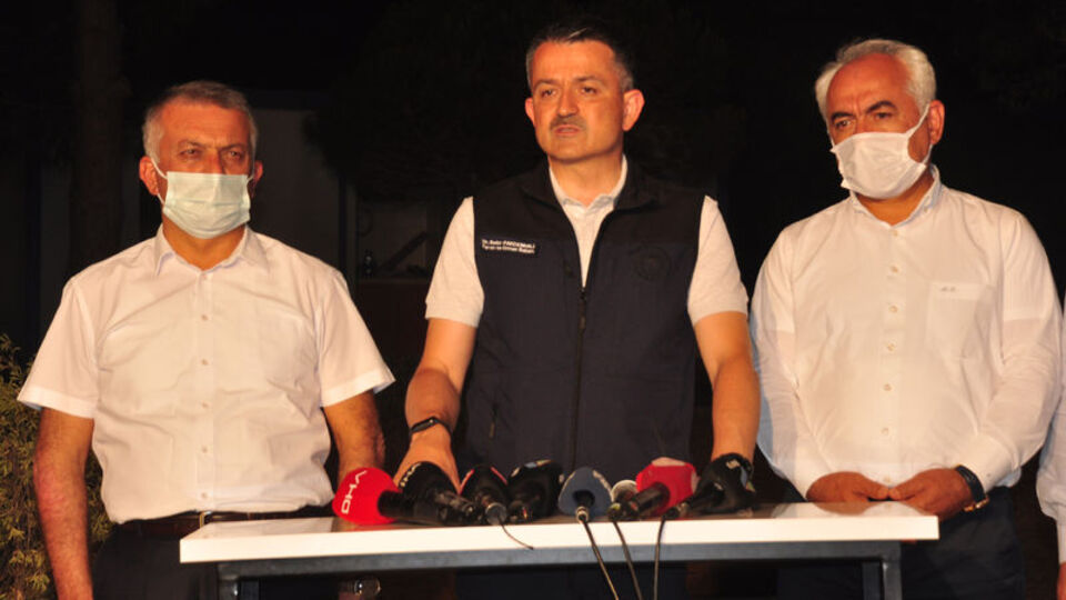 Bakan Pakdemirli'den Manavgat yangını açıklaması