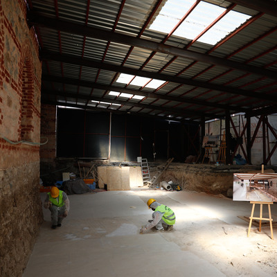 Belediye binasının altından çıkmıştı... Çalışmalar başladı