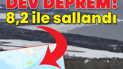 Alaska'da 8.2 büyüklüğünde deprem!