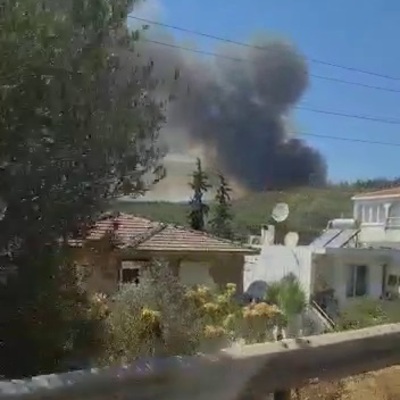 Bodrum da alevlere teslim!