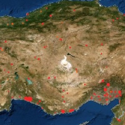 Türkiye'deki orman yangınlarını NASA böyle görüntüledi