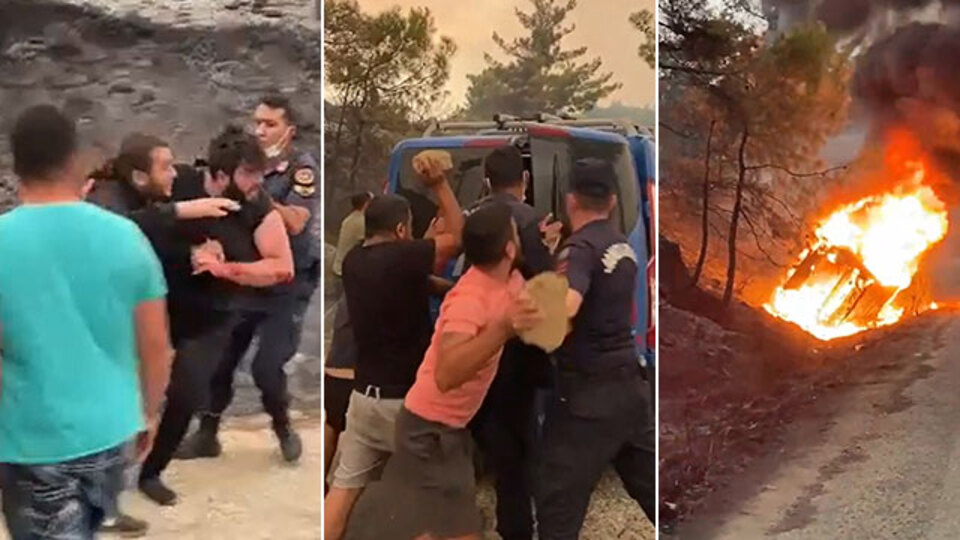 Yangın bölgesinde 'ormanı yaktılar' infiali!