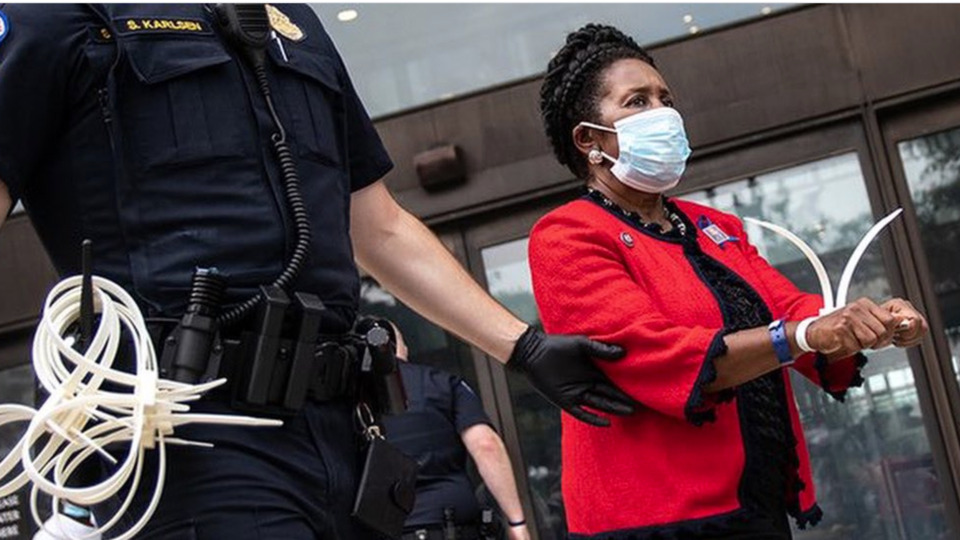 Demokrat Sheila Jackson tutuklandı