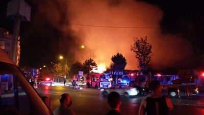 İstanbul'da balık restoranı küle döndü