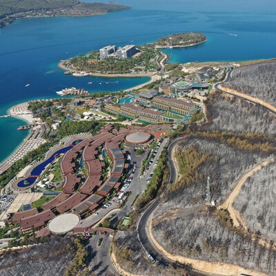 Ege böyle küle döndü!