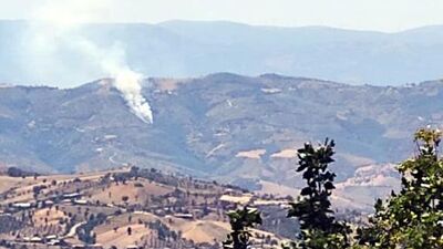 İzmir Kiraz'da da yangın çıktı