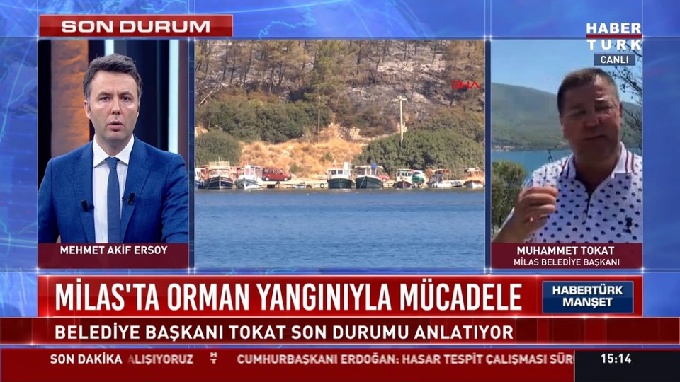 'Milas'taki yangında 1 kişi gözaltına alındı'