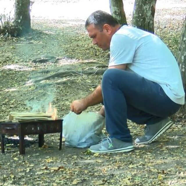 Pes! Yasak olmasına rağmen mangal yaktılar