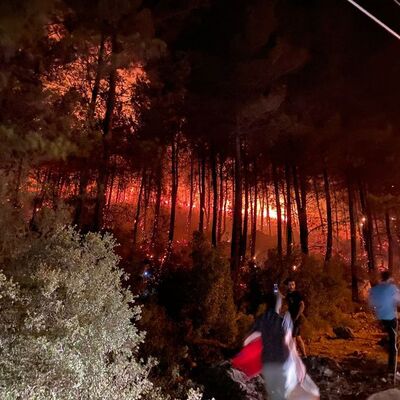Fethiye'deki yangın kontrol altında