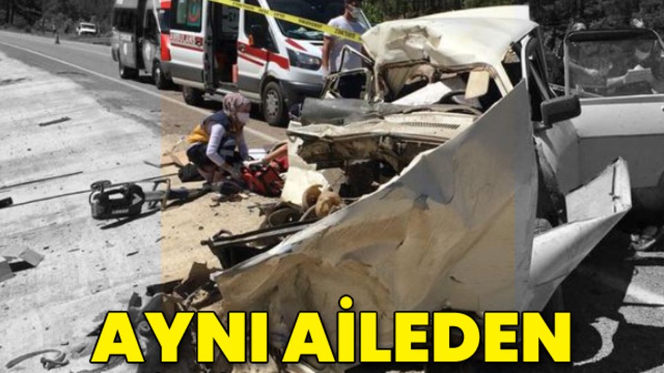 Düğün yolunda katliam gibi kaza: 5 ölü