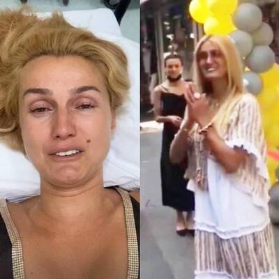 'Felç geçirdim' demişti, kuyumcu açılışına gitti