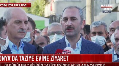 Bakan Gül'den taziye evinde açıklama