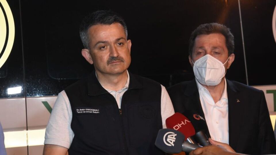 Bakan Pakdemirli çıkan yangınların bilançosunu açıkladı