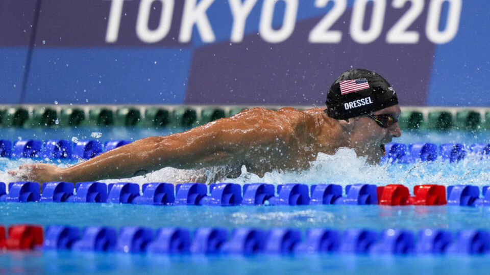 Caeleb Dressel'den olimpiyat rekoru!