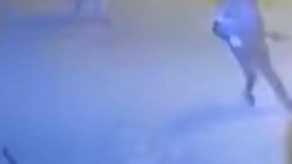 Polis karakoluna patlayıcı atılması kamerada!