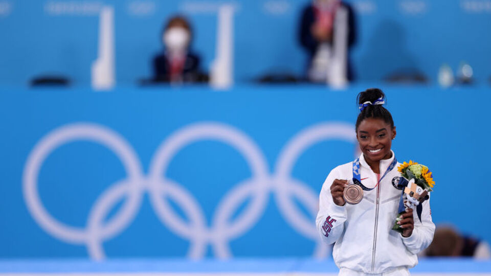 Simone Biles üçüncü oldu