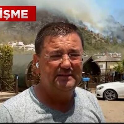 Yangın, termik santrali tehdit etmeye devam ediyor