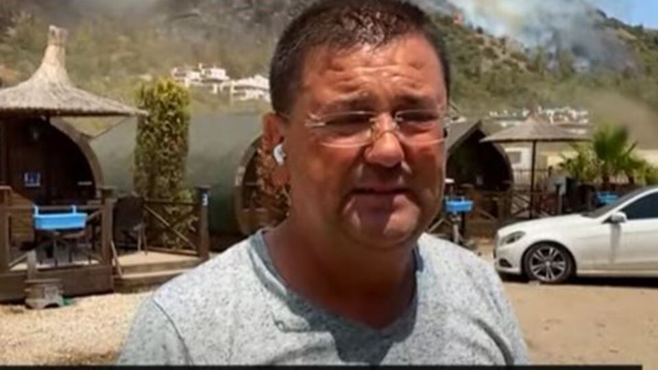 Yangın, termik santrali tehdit etmeye devam ediyor