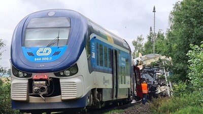 Çekya'da tren kazası