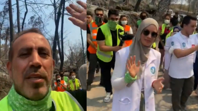 "Tüm ekiple beraber buradayız"