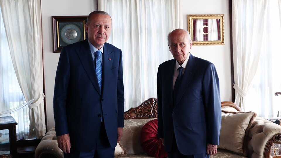 Cumhurbaşkanı Erdoğan'dan Bahçeli'ye ziyaret