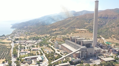 Alevler, Termik Santrale dayandı