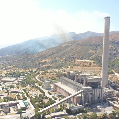 Alevler, Termik Santrale dayandı