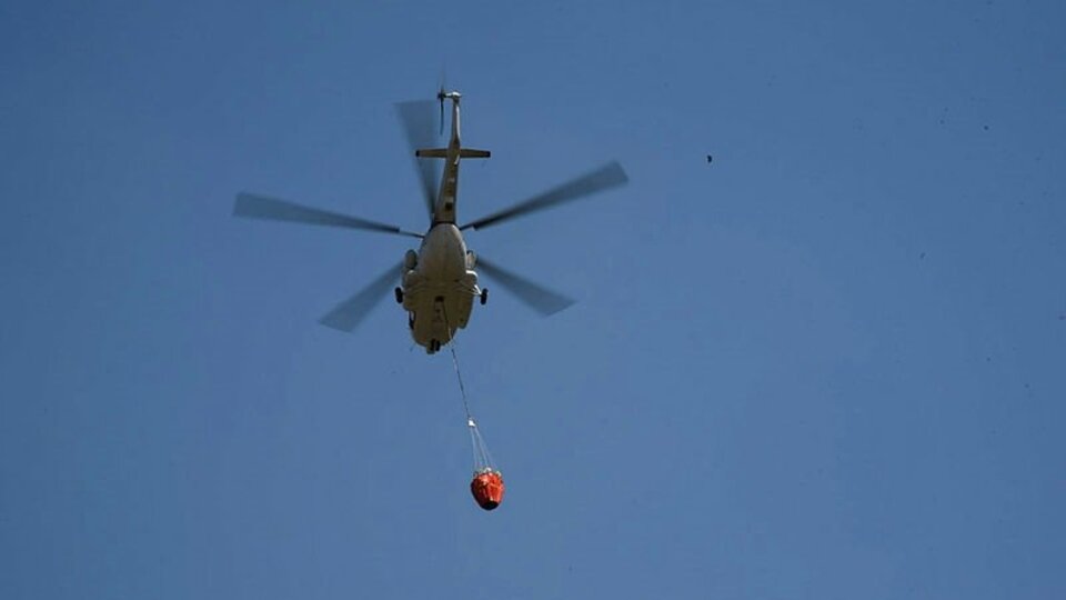 Ukrayna'dan gelen 5 yangın helikopteri hazırlıklara başladı