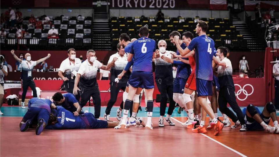 Erkek voleybolunda Fransa finalde