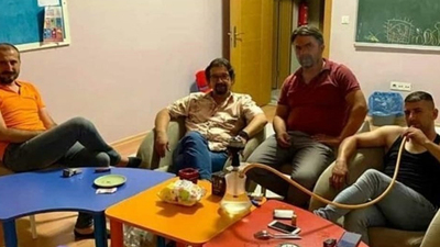 Sınıfta nargile partisine soruşturma